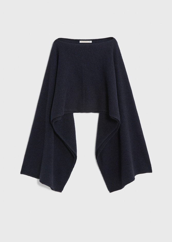 Halo Wool Knit Shawl