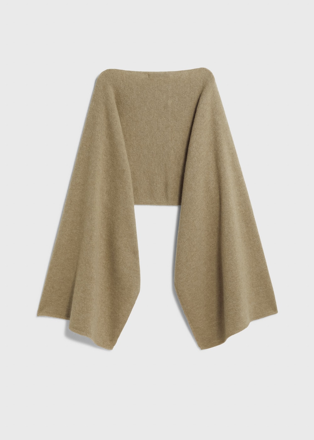 Halo Wool Knit Shawl 詳細画像 BEIGE 2