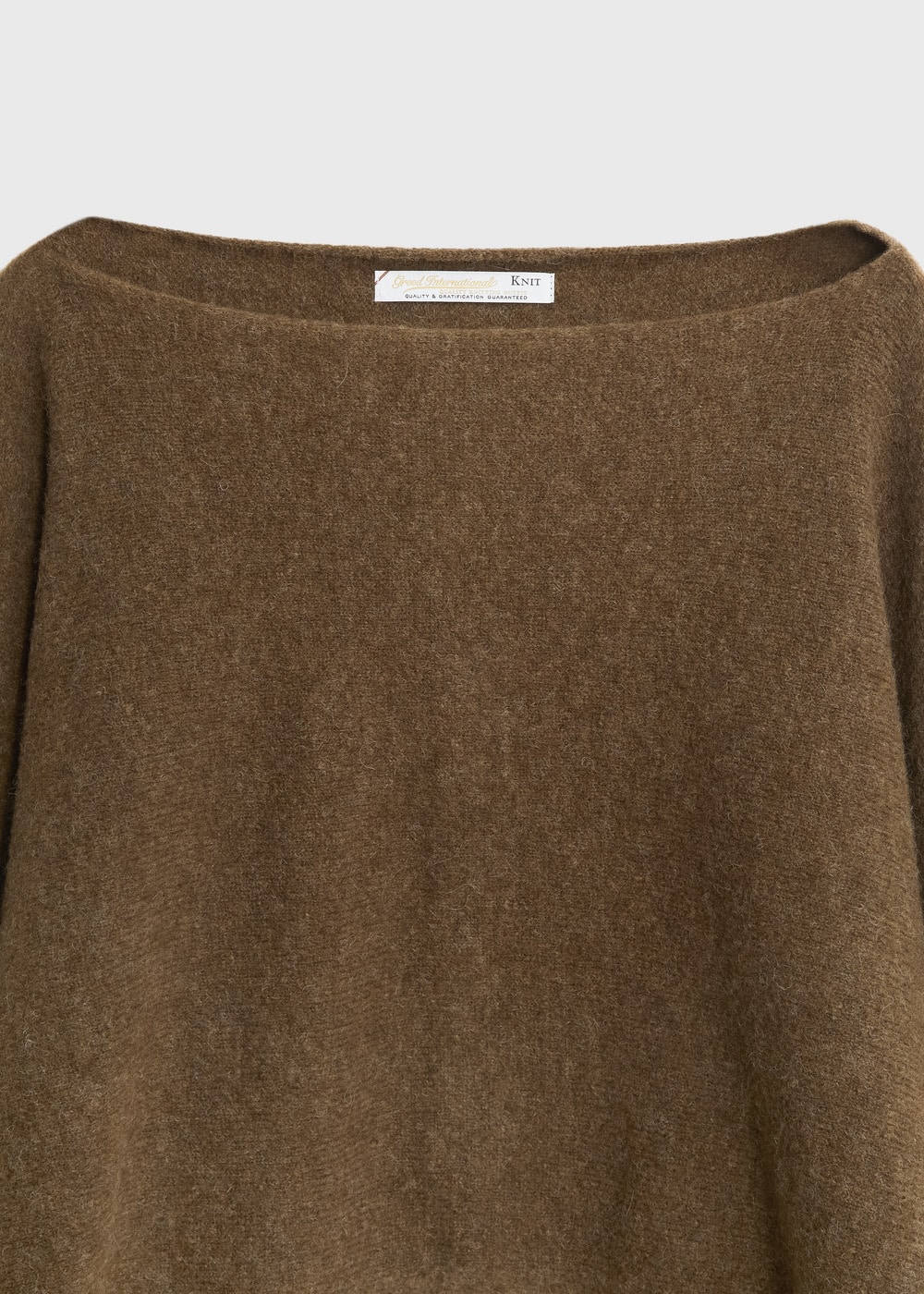 Halo Wool Knit Shawl 詳細画像 BROWN 4