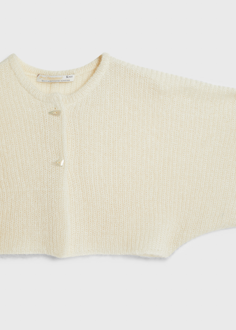 Silent Lux Short Cardigan 詳細画像 OFF WHITE 3