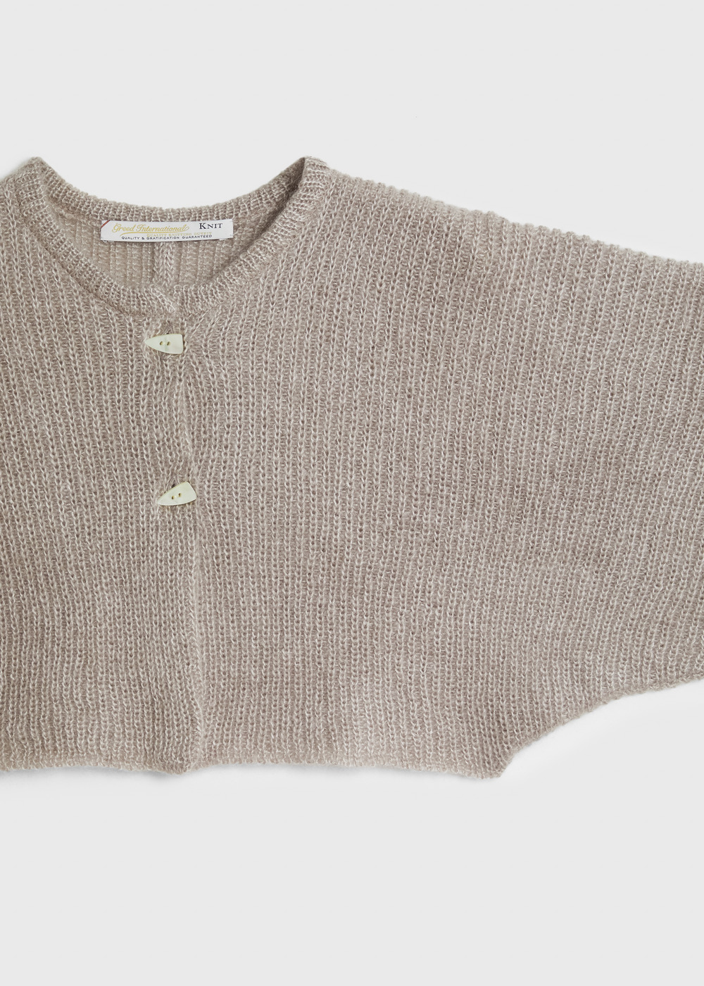 Silent Lux Short Cardigan 詳細画像 BEIGE 3