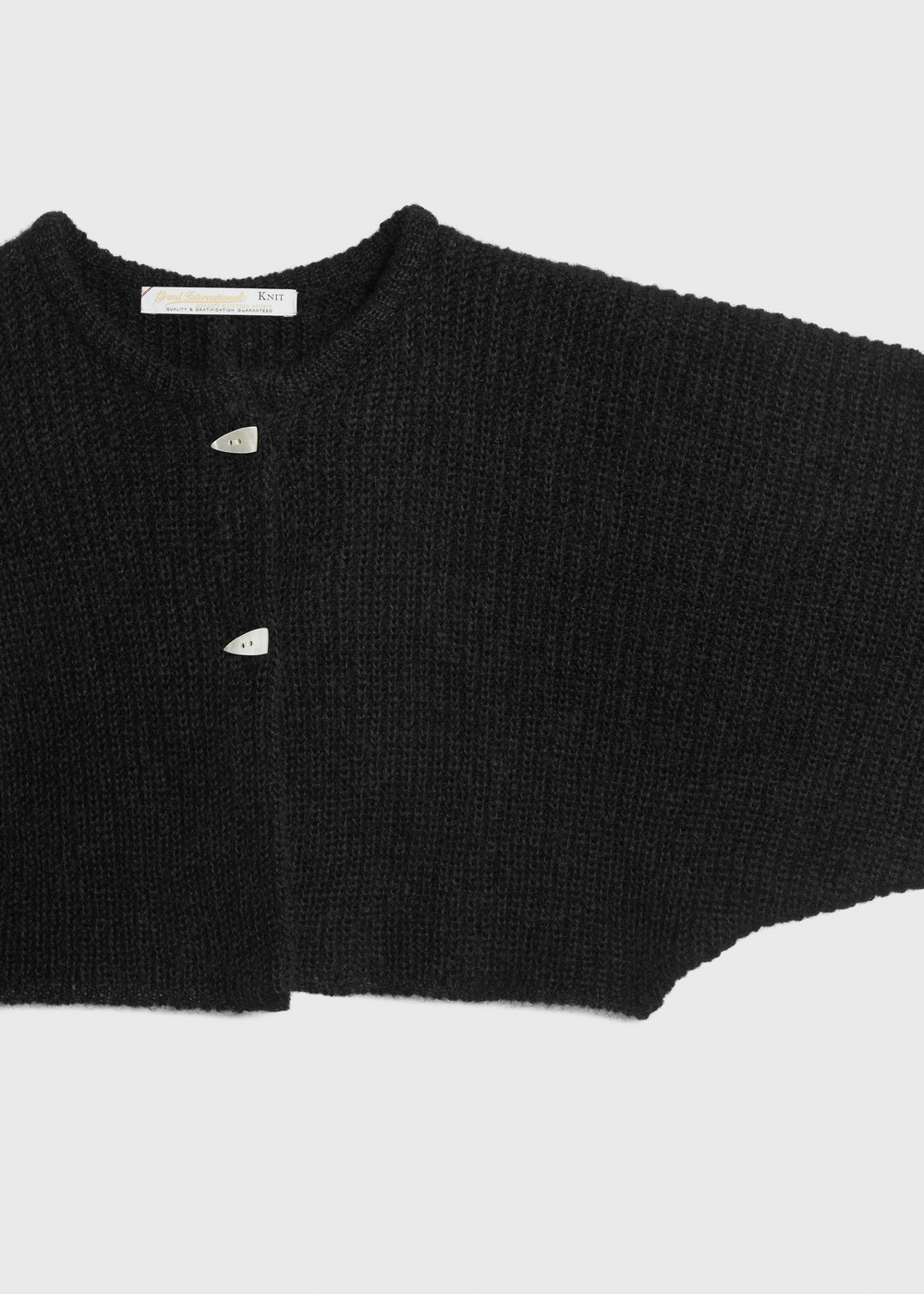 Silent Lux Short Cardigan 詳細画像 BLACK 3