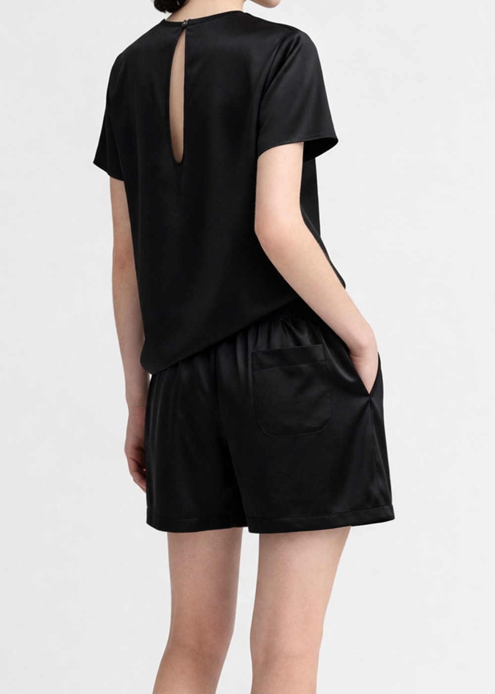 Satin LRM Short Pants 詳細画像 BLACK 5